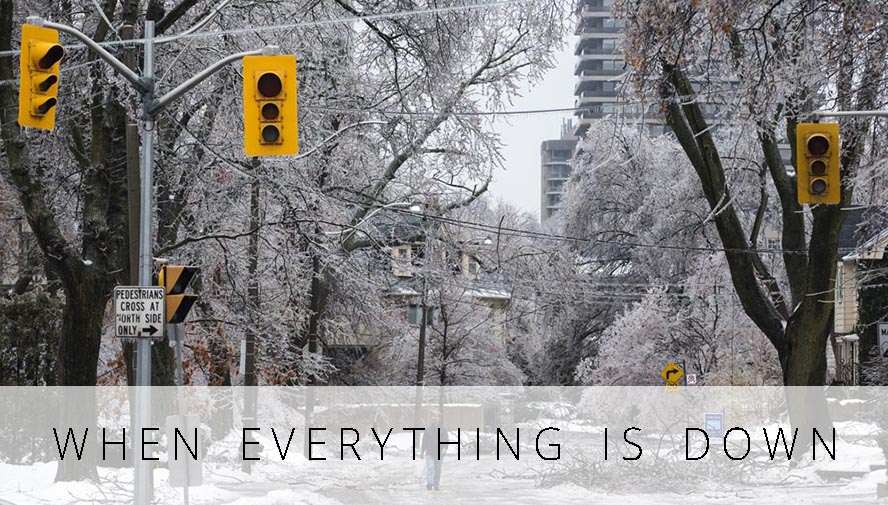 Everything down